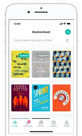 Met de app van Bksy kan je fysieke boeken lenen en delen